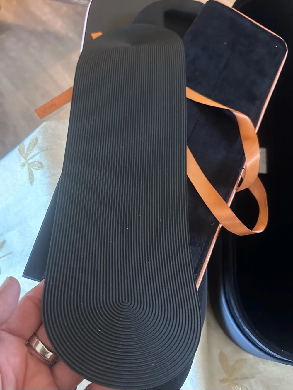 Dyson Airstrait Black Pink Storage Case / Orange Travel Wrap / Non Slip Heat Mat